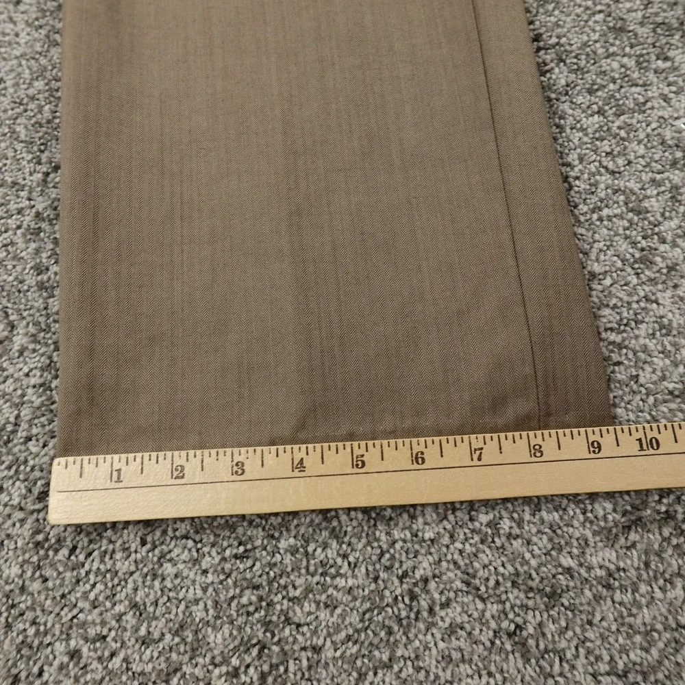 Banana Republic Pants Mens 35X32 Brown Wool Chino Dress Trouser Slacks Flat Work